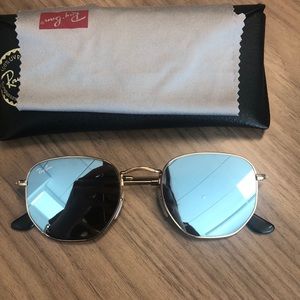 Ray Ban mirrored sunglasses